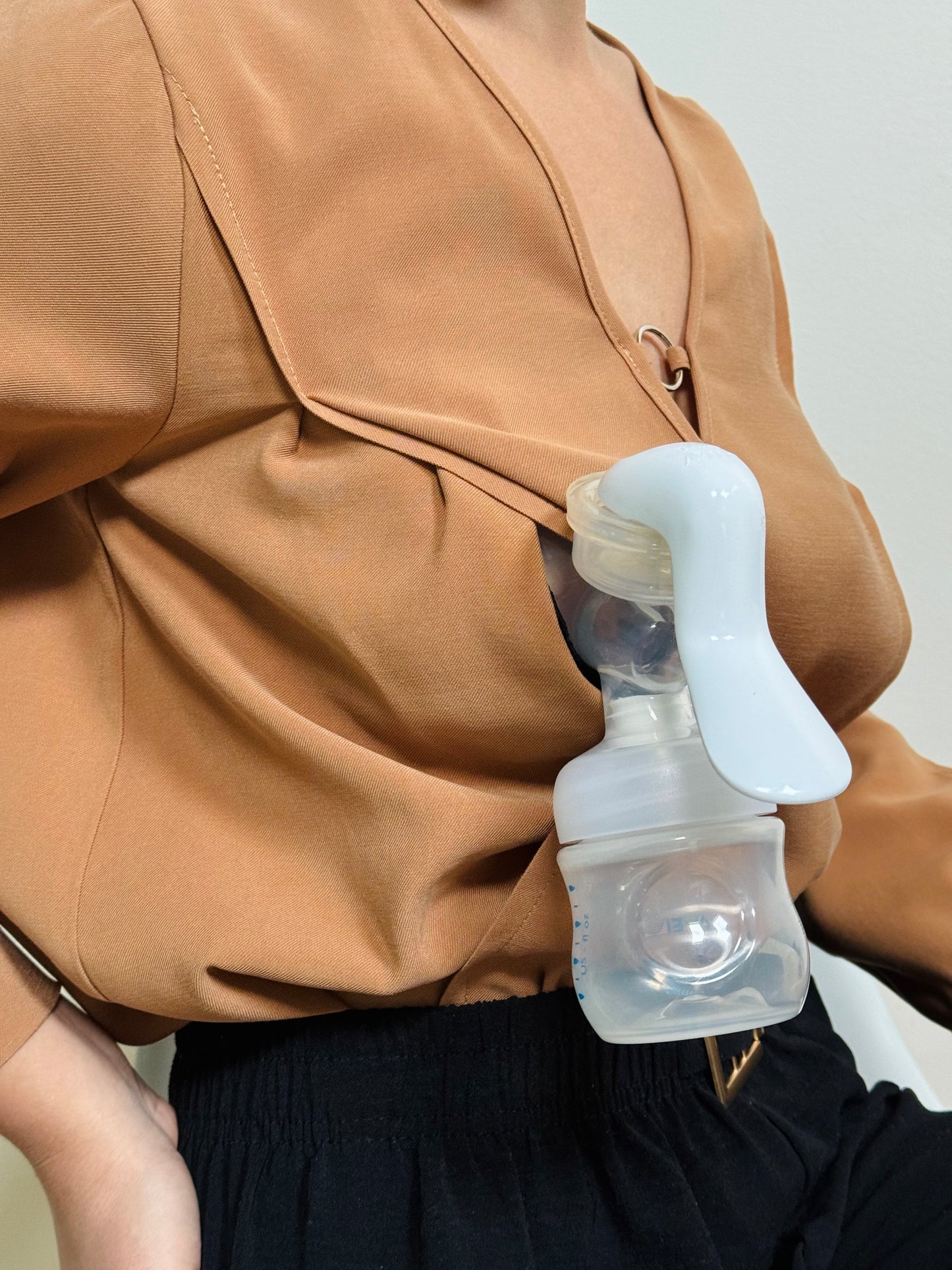 Blouse d'Allaitement "Izia Camel"