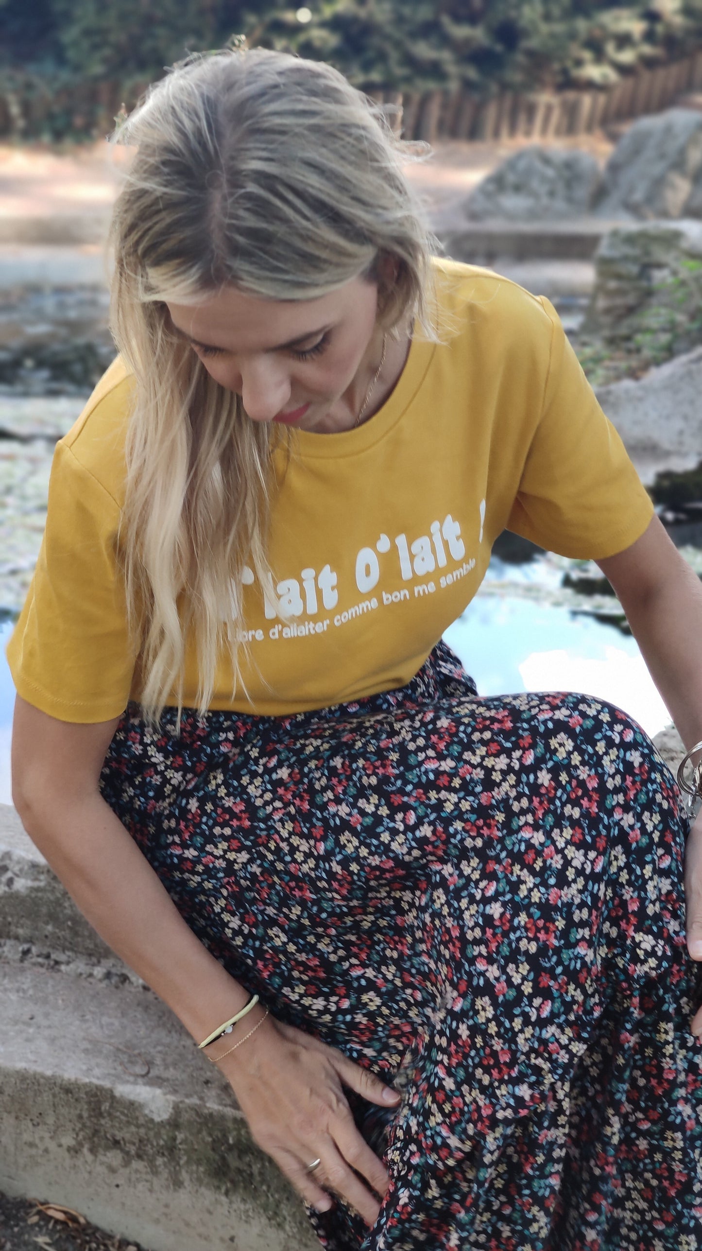 Tee-shirt d'Allaitement et de Grossesse "O'lait O'lait!"