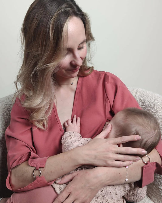 Blouse d'Allaitement "Izia Rose"