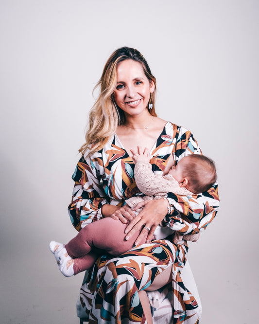 Robe d'Allaitement "La Lola Multicolore"