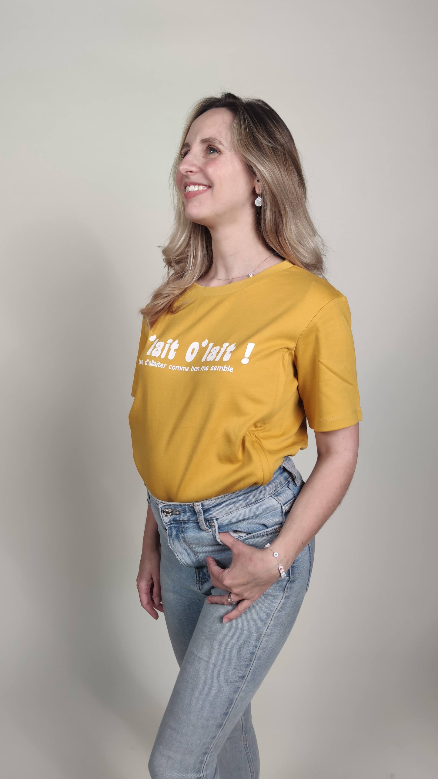 Tee-shirt d'Allaitement et de Grossesse "O'lait O'lait!"