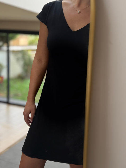 Robe d'Allaitement et de Grossesse "La petite robe noire by Mat’lolo"