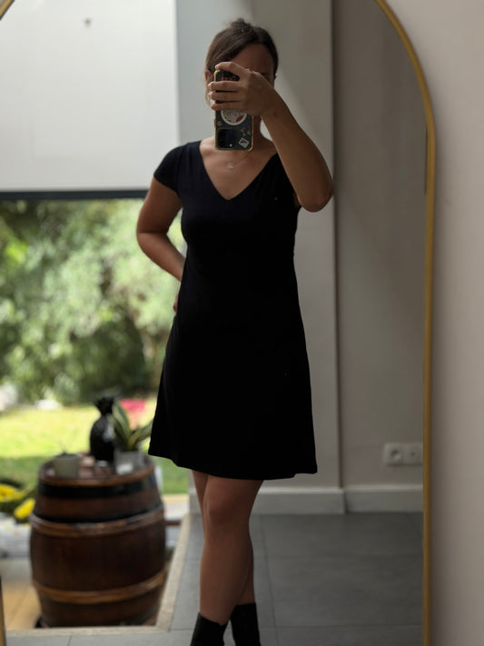 Robe d'Allaitement et de Grossesse "La petite robe noire by Mat’lolo"
