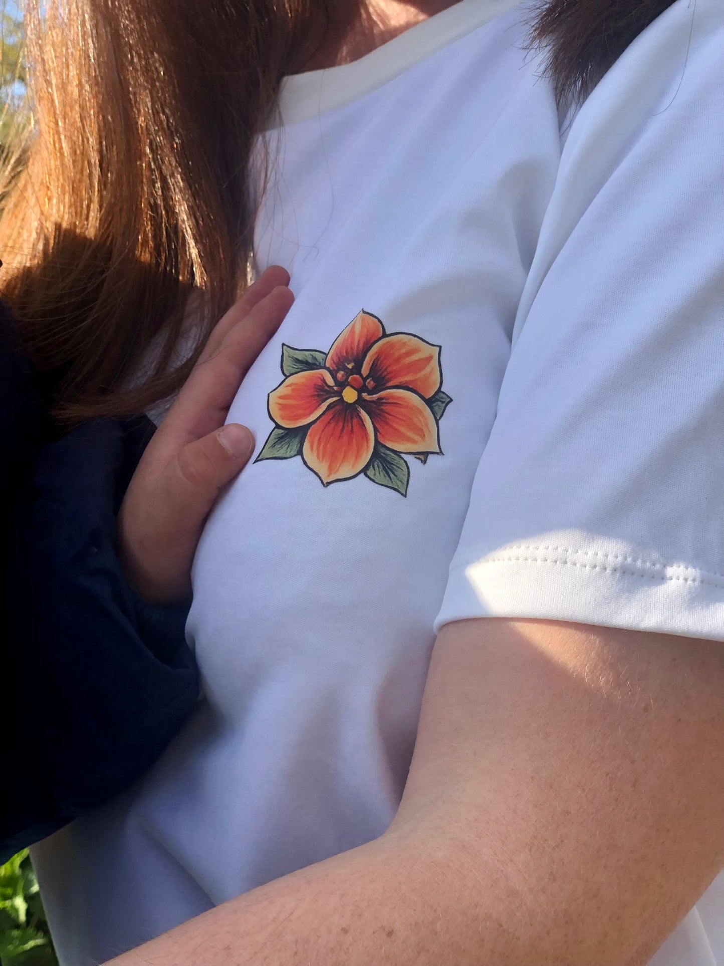 Tee shirt grossesse non allaitant « La collab des copines »